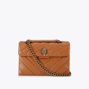 Kurt Geiger Leather Kensington Bag - Tan Combination