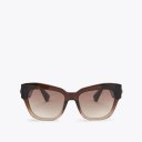 Kurt Geiger Small Kensington Butterfly Sunglasses - Brown