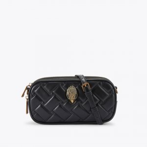 Kurt Geiger Triple Zip Kensington Camera Bag - Black