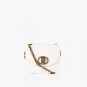 Kurt Geiger Chelsea Saddle Bag - Bone