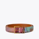 Kurt Geiger Shoreditch Belt - Tan Combination