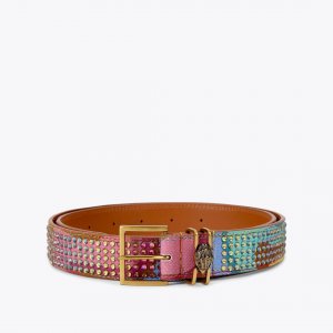 Kurt Geiger Shoreditch Belt - Tan Combination