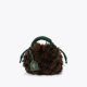 Kurt Geiger Small Macrame Crystal Bag - Green Other