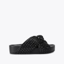 Kurt Geiger Chelsea Drench Cross Strap Sandal - Black Other
