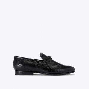 Kurt Geiger Alton Croc Loafer - Black