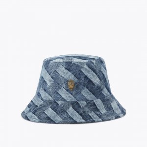 Kurt Geiger Denim Kensington Bucket Hat - DENIM