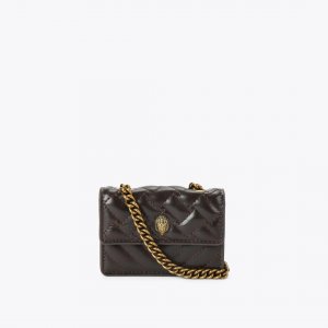 Kurt Geiger Micro Kensington Bag - Dark Brown