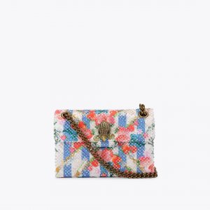 Kurt Geiger Mini Fabric Kensington Bag - White Other