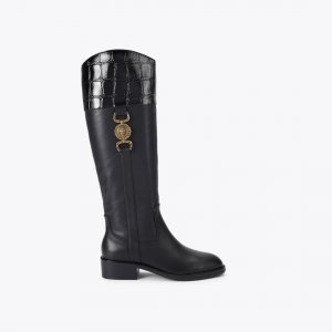 Kurt Geiger Mansion Riding Boot - Black