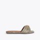 Kurt Geiger Kensington Flat Sandal - Beige