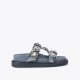 Kurt Geiger Orson Crystal Sandal - Denim
