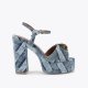 Kurt Geiger Kensington Platform Heel - Denim