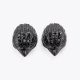 Kurt Geiger Small Crystal Eagle Stud Earrings - Black