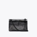 Kurt Geiger Mini Vinyl Kensington Drench Bag - Black