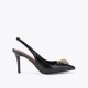 Kurt Geiger Belgravia High Sling Heel - Black