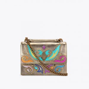 Kurt Geiger Shoreditch Western Bag - Bronze Combination