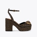 Kurt Geiger Chelsea Closed Platform - Gold Combination
