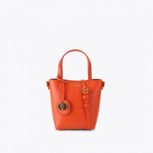 Kurt Geiger Small Chelsea Shopper Bag - Orange