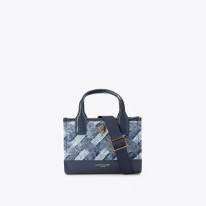 Kurt Geiger Micro Kensington Tote Bag - Denim