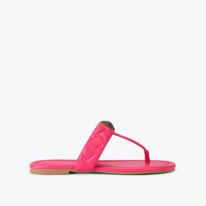 Kurt Geiger Kensington T-bar Sandal - Pink Combination