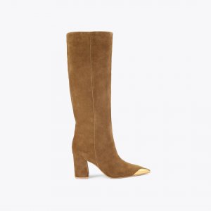Kurt Geiger Regent Cap Knee Boot - Tan Combination