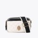 Kurt Geiger Dual Zip Camera Bag - Black White