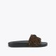 Kurt Geiger Meena Eagle Slide - Dark Brown Combination