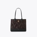 Kurt Geiger Small Recycled Square Shopper Bag - Dark Brown