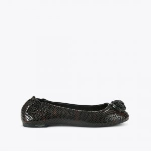 Kurt Geiger Chelsea Ballet Flat - Black Brown