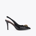 Kurt Geiger Belgravia High Sling Back Heel - Black Other