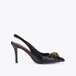 Kurt Geiger Belgravia High Sling Back Heel - Black Other