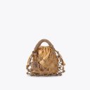 Kurt Geiger Small Macrame Bag - Bronze