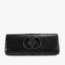 Kurt Geiger Chelsea Drench Long Clutch Bag - Black