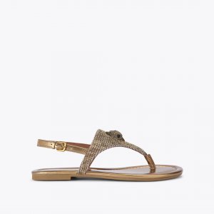 Kurt Geiger Kensington Flat Slingback - Beige