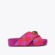 Kurt Geiger Chelsea Cross Strap - Fushia Combination