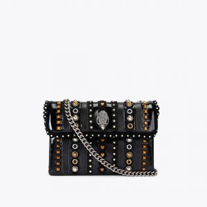 Kurt Geiger Medium Kensington Stud Bag - Black Combination
