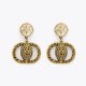 Kurt Geiger Chelsea Drop Earrings - Gold