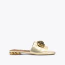 Kurt Geiger Chelsea Flat Sandal - Gold