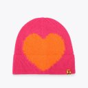 Kurt Geiger Intasia Heart Beanie - FUSHIA