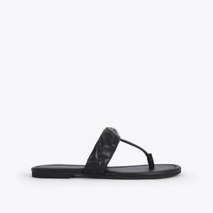 Kurt Geiger Kensington T-bar Sandal - Black