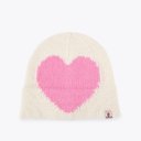 Kurt Geiger Intasia Heart Beanie - BONE