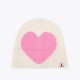 Kurt Geiger Intasia Heart Beanie - BONE