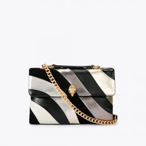 Kurt Geiger Large Soft Kensington Bag - Metal Combination