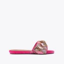 Kurt Geiger Kensington Flat Sandal - Pink Combination