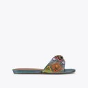 Kurt Geiger Kensington Jewel Flat Sandal - Turquoise Other