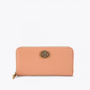 Kurt Geiger Chelsea Zip Around Wallet - Tan Combination