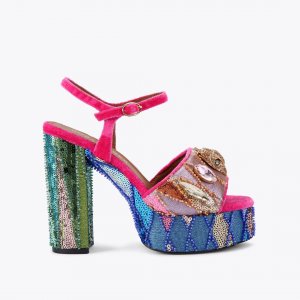 Kurt Geiger Kensington Platform Heel - Pink Combination