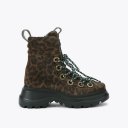 Kurt Geiger Kensington Hiking Boot - Dark Brown Combination