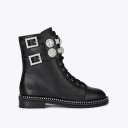 Kurt Geiger Stoop Combat Boot - Black
