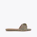 Kurt Geiger Kensington Flat Sandal - Beige Combination
